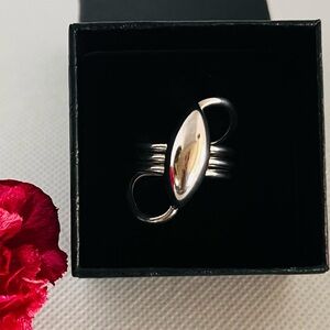 Unique & Stylish 925 Silver Vintage Statement Ring - Size 7 - Like New!